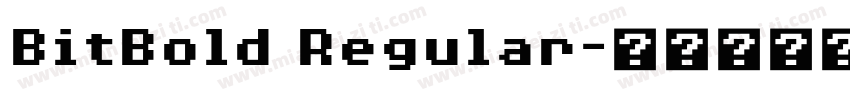 BitBold Regular字体转换